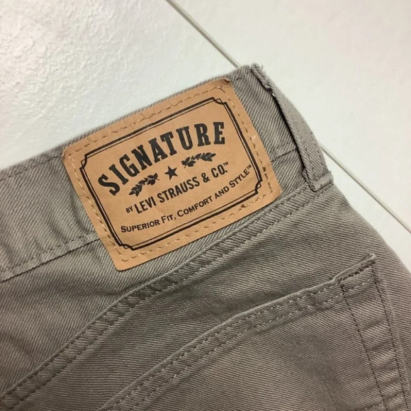 Levi's Strauss Signature Gray Straight Leg Jeans  Mens 31 x 30 - Picture 5 of 6